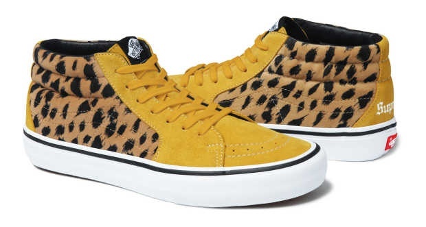 Vans Velvet Leopard SK8 Mid view 5